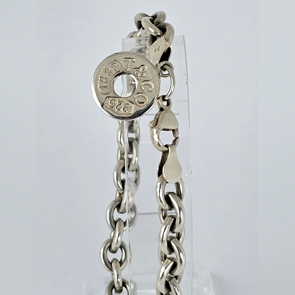Authentic Tiffany and Co. Sterling Silver Charm Bracelet! - Picture 13 of 14